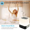 Gallstep Night Lights Bluetooth Speaker, Alarm Clock Touch Sensor Dimmable