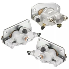 R&C Front and Rear Brake Calipers w/ Pads for Yamaha Raptor 700 700R YFM700R 2006-12