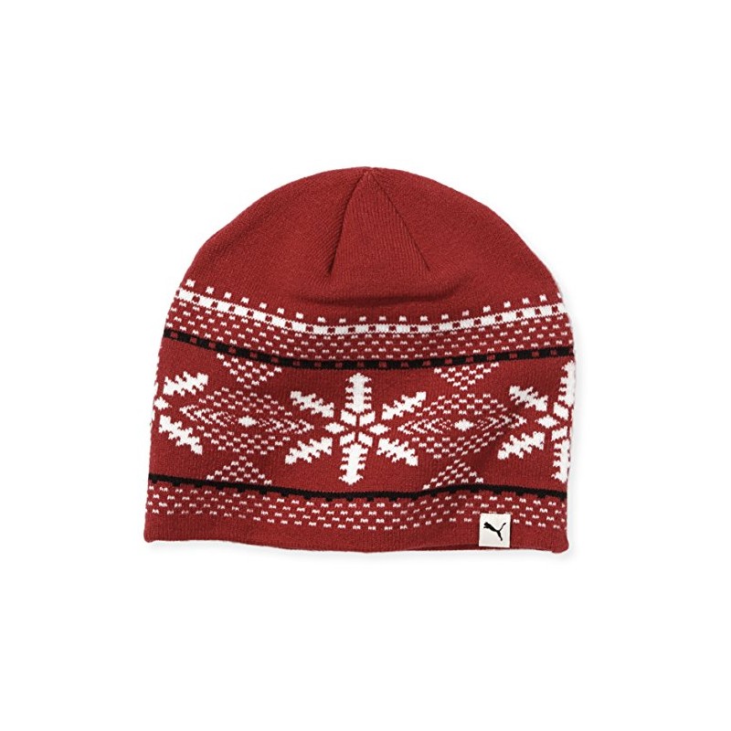 Puma 830131 Women's Graphic Beanie, Cerise, Free size