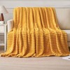MIULEE Cuddly Fluffy Blanket, Fleece Blanket, Flannel, Plain Blankets, Couch