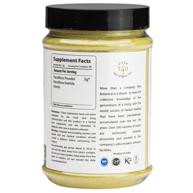 bixa BOTANICAL Passiflora Foetida Powder | 200 Grams / 7