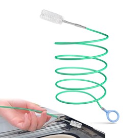 Damwot Car Sunroof Drain Cleaning Tool, 78 Inch Tube Slim Drain Dredging Tool, Door Pipe Cleaning Brush, Flexible Drain Brush Long Pipe Cleaners for Car Sunroof, Windshield Wiper Drain Hole