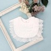 Baby Castle Bib, Primrose, Made in Japan, white (off-white)