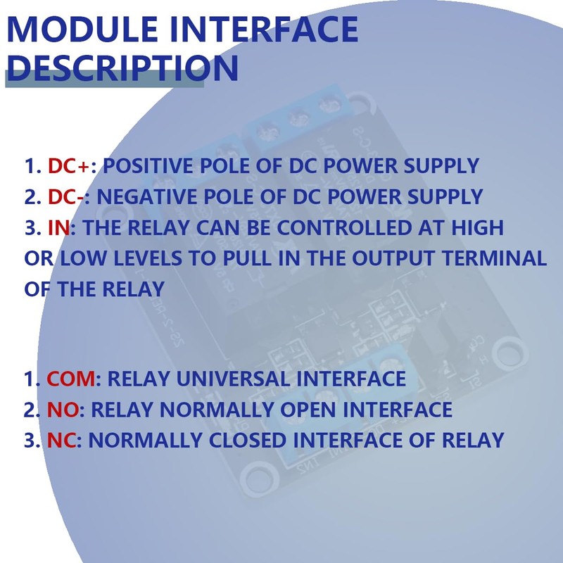 Innfeeltech 1 x DC 12 V relay module 2 channel