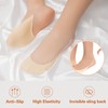 Yilanmy 6 Pairs Toe Topper Socks Women with Sling Back