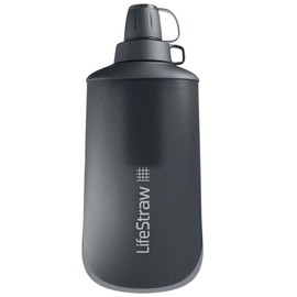 LifeStraw Peak Collapsible Squeeze Bottle 650ml, Dark Grey