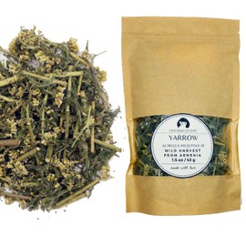 Yarrow (Achillea millefolium) 1.5 oz (43 grams), Wild-Harvested from Armenia. Premium Quality Herbal Tea