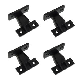 4 Pairs Keku AS Bath Panel Clips Push in Plinth Fastener Fittings Press Fit Kitchen Plinth Clips Quick Fitting Furniture Connector for Cupboard Cabinets Wardrobe Bath Bed Table Load Capability 20kg