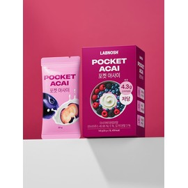 Pocket Acai Acai Berry Mixed Powder 1 Box (7 Packets) / 포켓 아사이 아사이베리 혼합 분말 1박스(7포입)