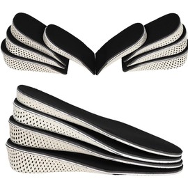 Insole Science Secret Insole 5cm 4cm 3cm 2cm Men Height Increase Unisex Women Insole (Full Coverage Type (Men & Women), 4cm & 5cm 2-Pair Set)