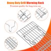 Hisencn Universal Grill Rack for Gas/Wood Pellet/Griddle/Smoker Grill, Adjustable Warming
