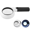 Handheld Magnifying Glass 5X Main Lens 20X Secondary Lens Magnification