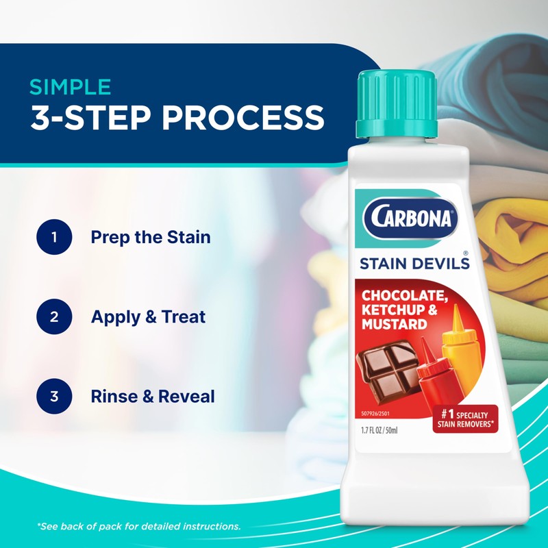 Stain Devils #2 Stain Remover, Ketchup, Mustard & Chocolate, 1.7-oz.