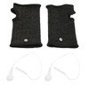 2pcs Conductive Wristband Reduce Pain Swelling Silver Fiber Elastic for