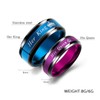 Lieson Stainless Steel Ring Engagement Ring Men and Women Partner