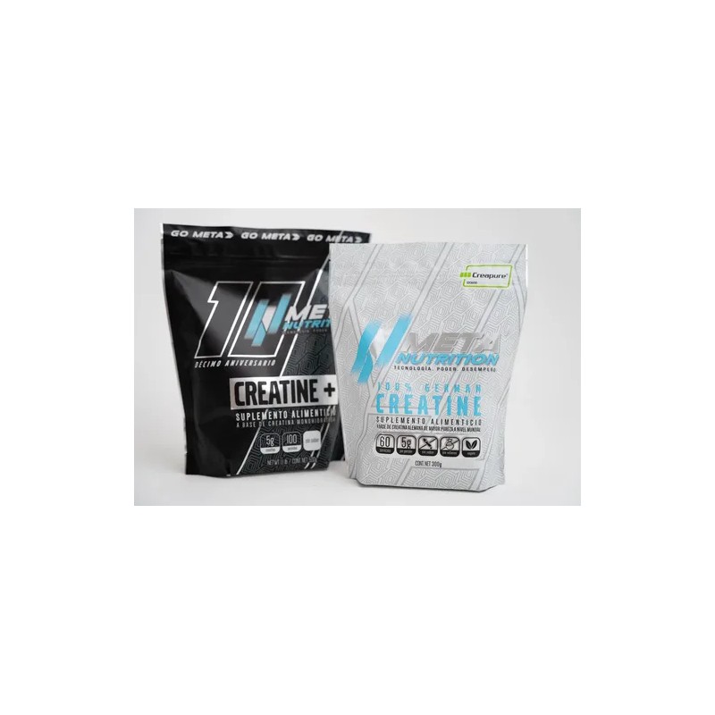 Meta Nutrition Creatina Sello Creapure 300 Grs 60 Serv