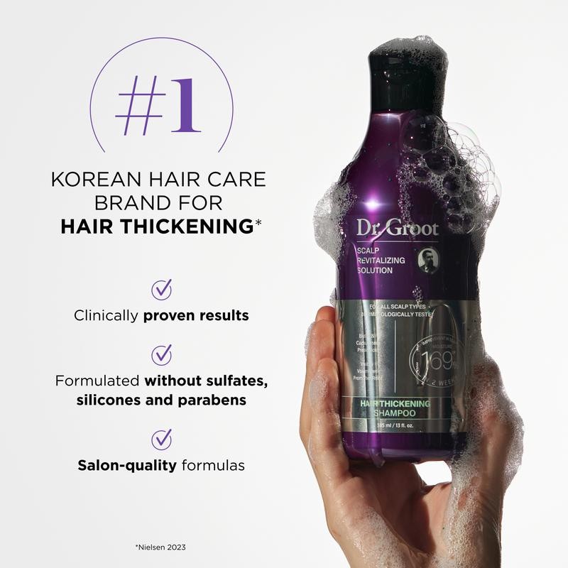 Dr. Groot Scalp Revitalizing Solution Hair Thickening Shampoo Conditioner Fuller