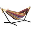 PNAEUT Double Hammocks with Stand for Outside, Portable Space Saving