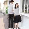 EIMEI School Uniform Vest, Sleeveless, Plain, Loose Fit, Knit, All
