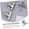 ARTIBETTER 6pcs Suction Cup with Clip for Hanging Coat Suction