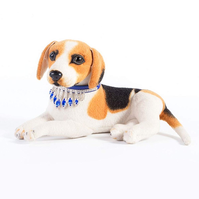 RayMinsino Pet Fashion Collar Adjustable Jewelry Puppy Cat Rhinestone Diamond