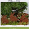 Garden Stake Easter Decoration Rabbit – Set of 3 Rust