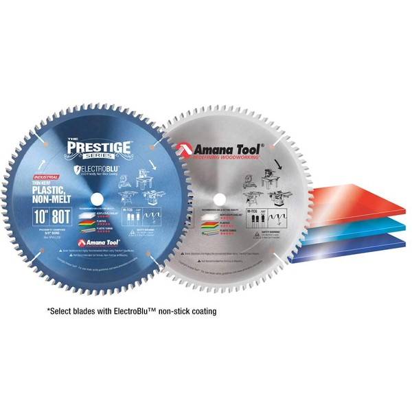 Amana Tool - LB12961 Carbide Tipped Non-Melt Plastic 12" Dia