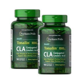 Puritans Pride Tonalin 1000mg CLA softgel Puritans Pride CLA 1000 mg Tonalin, 2 units, 90 tablets / 퓨리탄스프라이드 토날린 1000mg 씨엘에이 소프트젤 Puritans Pride CLA 1000 mg Tonalin, 2개, 90정
