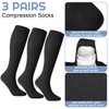 3 paia di calze a compressione, calze a compressione, 15-25