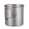 Aomiun Ultralight Titanium Cup Outdoor Portable 2PCS Cup Set 350ml