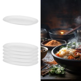 GALICJA Quadro Plate - Dinner Plates - Dinnerware - Dinner Service - Flat Plate - Dinner Plate White - Dining Service - Dinnerware Plates - Tableware - Plate - 23 x 16.5 x 1.8 cm