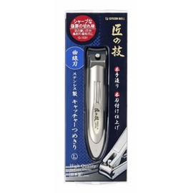 GREEN BELL Takumiku Green Bell Stainless Steel Catcher Blade (Curved Blade), Large, 1 Piece (x 1)