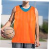 DECHOUS 6pcs Mesh Soccer Vests for Adults Striped Sleeveless Training