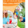 BPTRKOM 6-Piece Set Wind Chime Craft Set - Bird Furniture