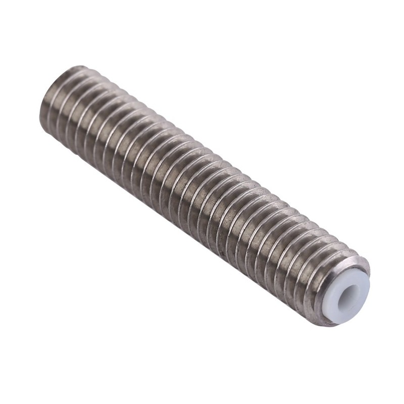 5pcs M6 x 30mm Nozzle Throat Stainless Steel Tube Throat