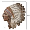 Touch of Class Noble Leader Native American Head Wall Decor