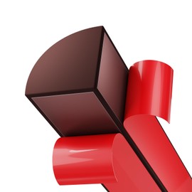 0.7"×0.86" Flexible Quarter Round Molding Peel and Stick Trim Molding self-Adhesive Bathtub, Kitchen, countertop Flexible Trim molding. (Deep Coffee Color, 79Inch)