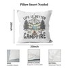 QGFM Camper Pillow Covers 20x20，Camping Classroom Decor Throw Pillow Covers