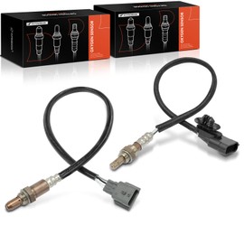 A-Premium - Sensor de oxígeno O2 compatible con Nissan Rogue 2014 2015 2016 2017 2018, L4 2.5L, Upstream (Bank1Sensor1) y Downstream (Bank1Sensor2), juego de 2 piezas