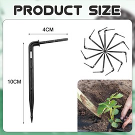 THXFUNAREA Pack of 50 Irrigation Droppers, 3/5 mm Hose Irrigation System, Arrow, Dripper Irrigation, Emitter, Micro Dropper, Sprinkler, Dropper