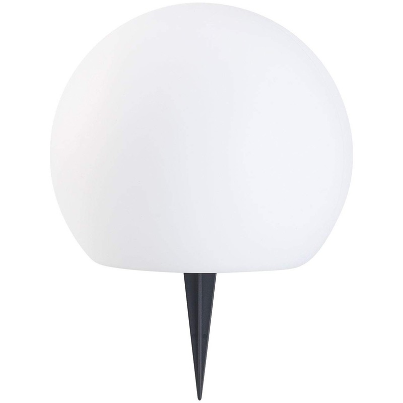 Lunartec Solar Garden Globes: Solar LED Light Ball with Remote