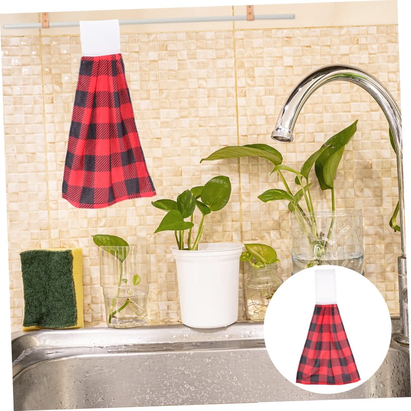 LABRIMP Hanging Hand Towel Water Absorbent Kitchen and Bathroom Hand