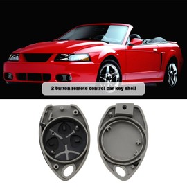 EMSea Remote Fob Key Case Shell 2 Buttons Compatible with Cobra Car Alarm 59.2x38mm Car 2 Buttons Remote Key Fob Shell Case Auto Parts Replacement