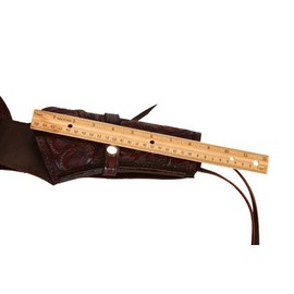 38/357 Caliber Brown Leather Gun Holster Size 46