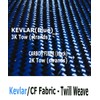 4" x 25 FT - Kevlar FABRIC-2x2 Twill WEAVE-3K/240g (Blue)