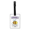 Gift Base Beware Crazy Bee Lady Visual Luggage Tag with
