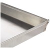 Ballarini 7044.30 Rectangular Tin, Flared Corners with Crude Aluminium Edge,
