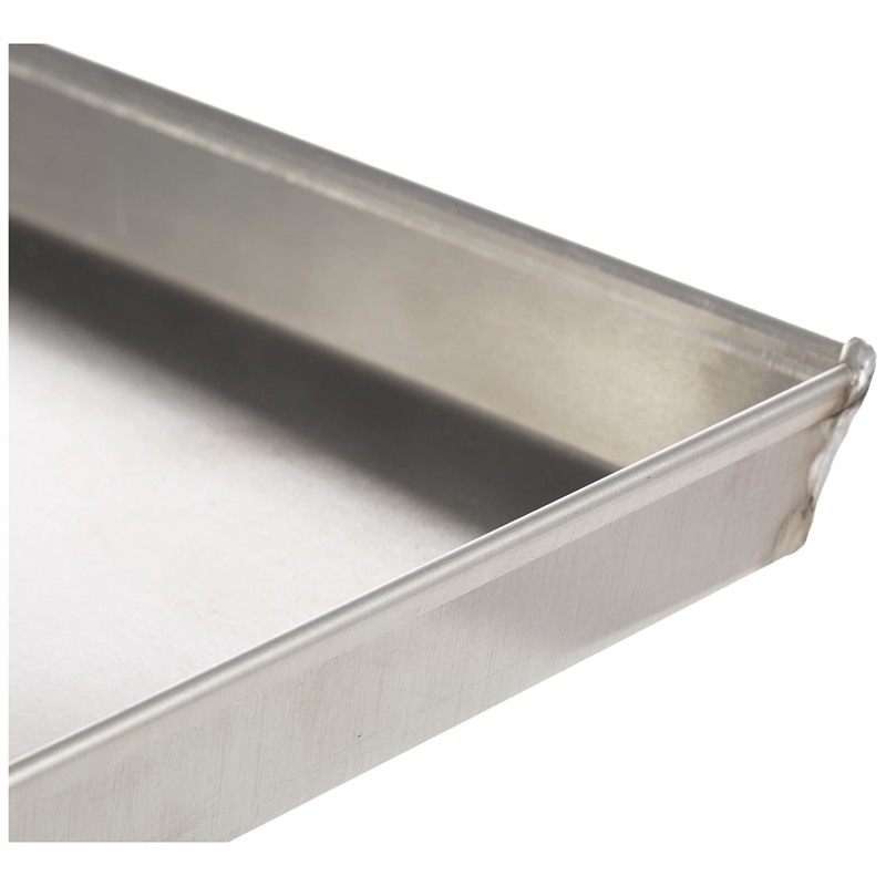 Ballarini 7044.30 Rectangular Tin, Flared Corners with Crude Aluminium Edge,