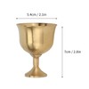 Brass Wine Goblet Exquisite Elegant Drinking Wine Cup Decoration Collection