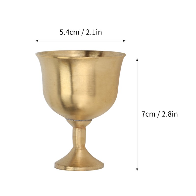Brass Wine Goblet Exquisite Elegant Drinking Wine Cup Decoration Collection
